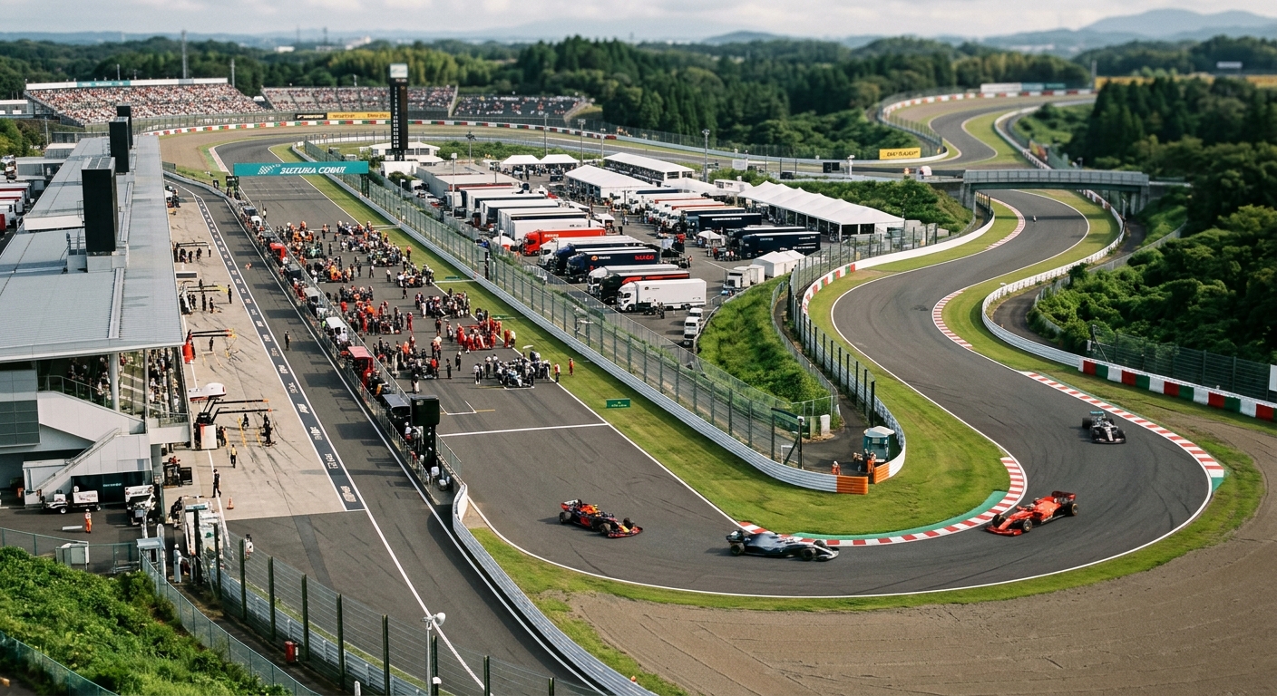 GP Japão 2026: Estratégia Decide a Corrida de Domingo em Suzuka